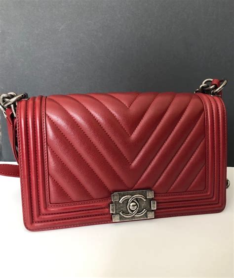 chanel boy red burgundy|chanel bags for boys.